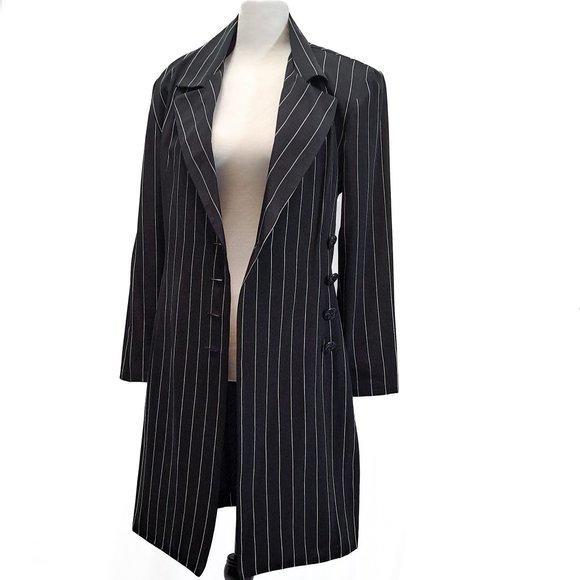 Vintage 90s Pinstripe Wrap Dress - New condition - Picture 6 of 6